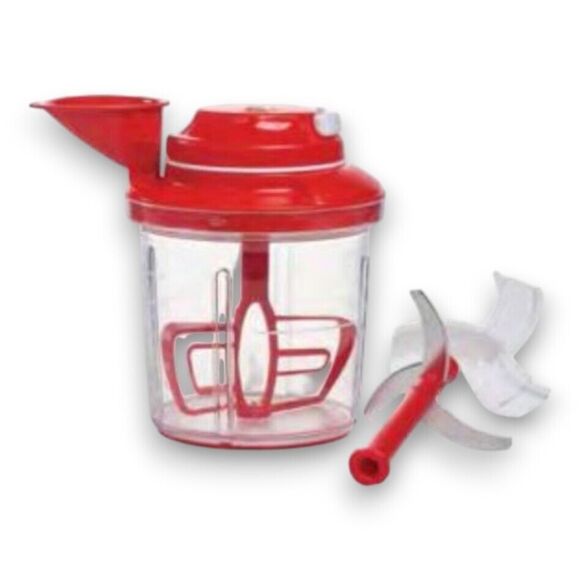 Tupperware Power Chef No Cover Chili Red Chopper Shredder